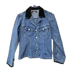 Vintage GUESS Women's Denim Jacket Size L( Fits Smaller)